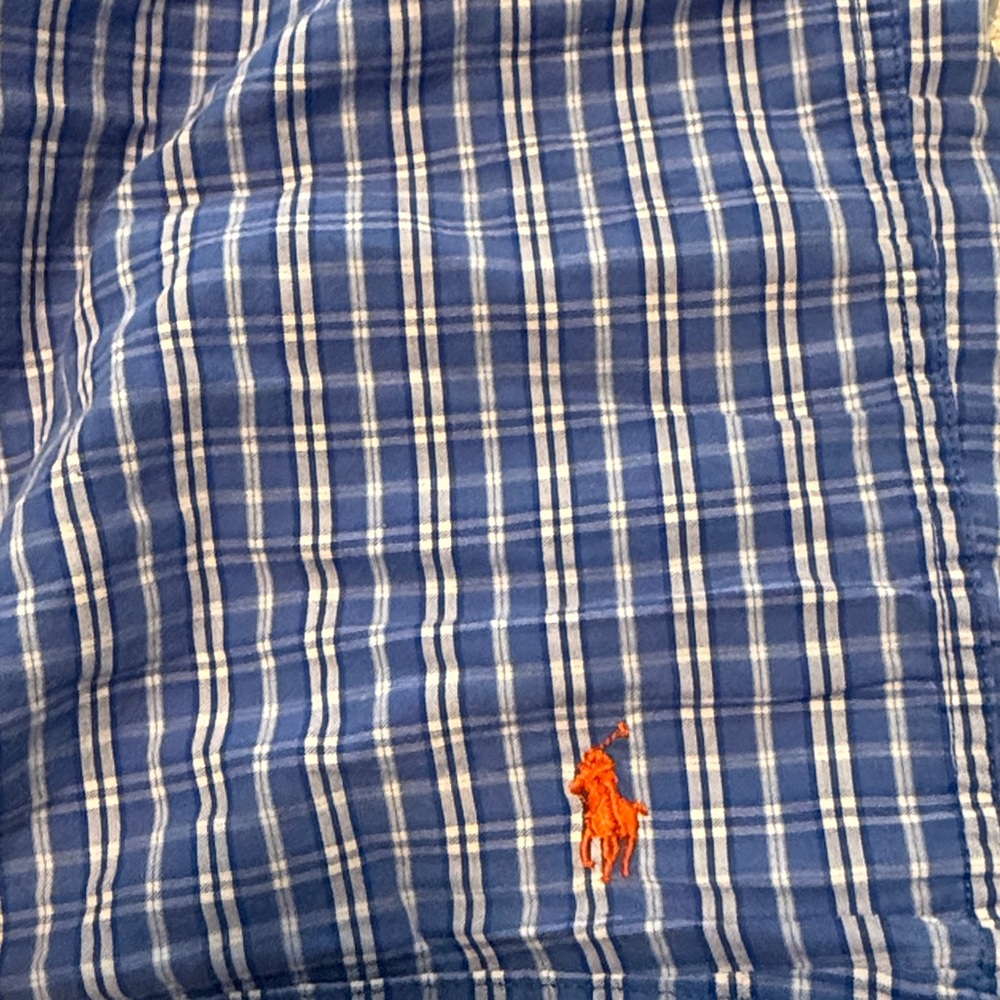 Polo Ralph Lauren Blue Plaid Boxers - Picture 2 of 4